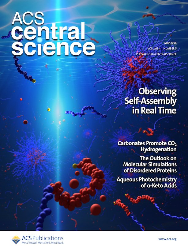IIN, University of research featured on cover of ACS Central Science International for Nanotechnology